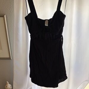 L Space Black Sleeveless beach dress